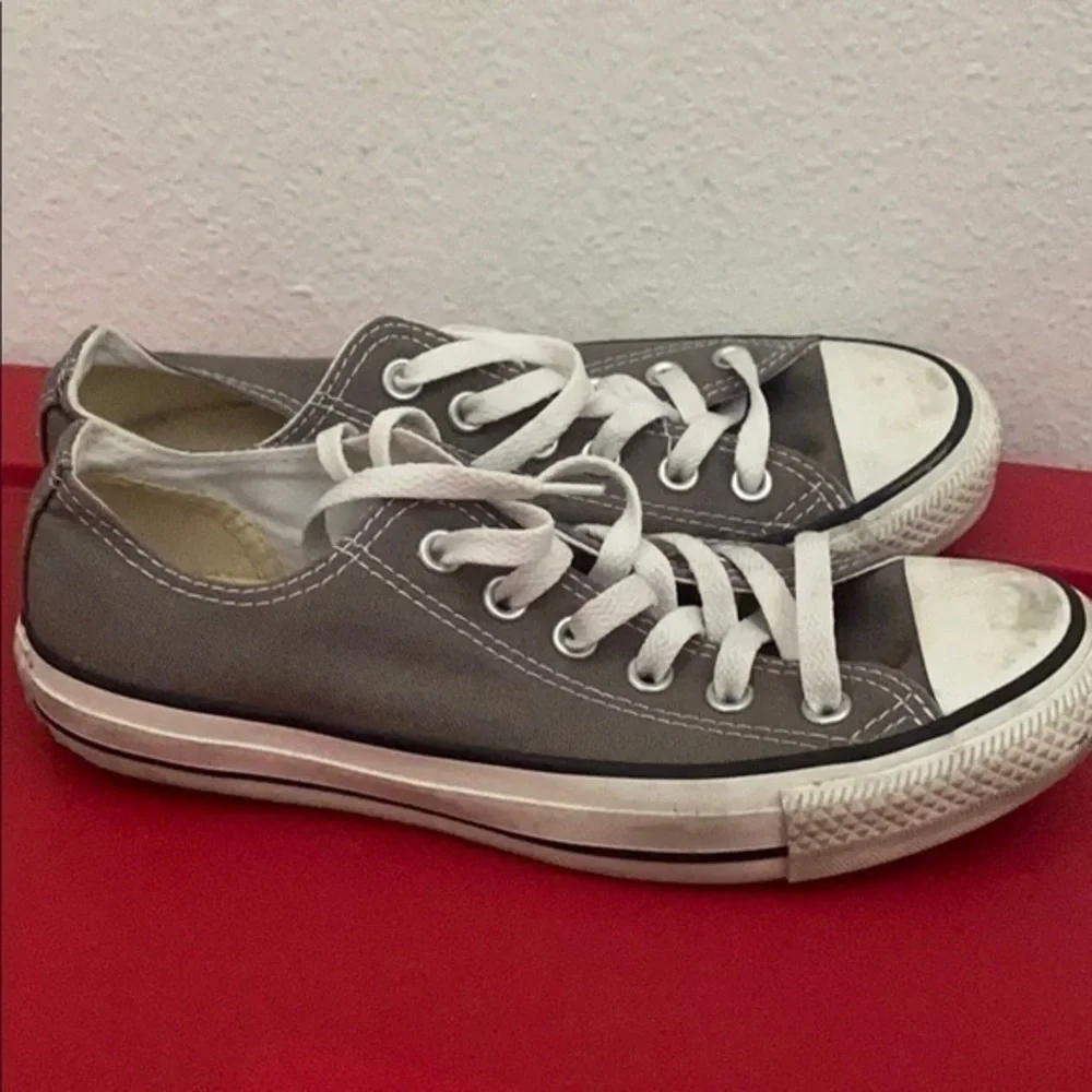Converse Gray Low-Top Sneakers - Picture 3 of 5